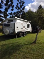 Jayco Sterling Outback - 280watt solar panels
